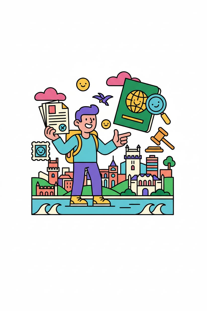 Visual illustration: Navigating the Paperwork: Visas and Legal Requirements for Digital Nomads