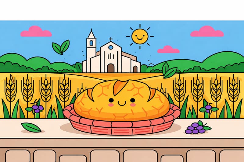 Visual illustration: 2. Italy: Pane di Altamura's Ancient Durum Wheat Legacy