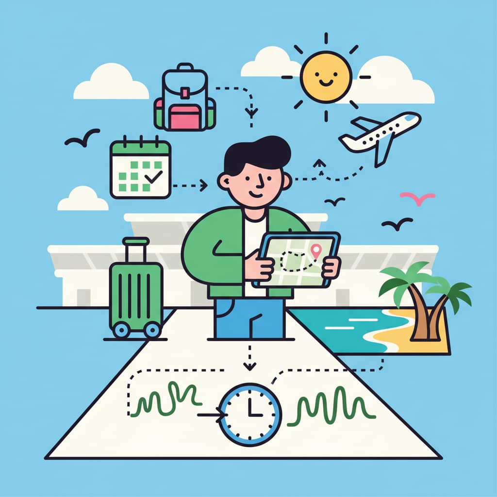 Visual illustration: The Pre-Airport Game: Winning Before You Arrive