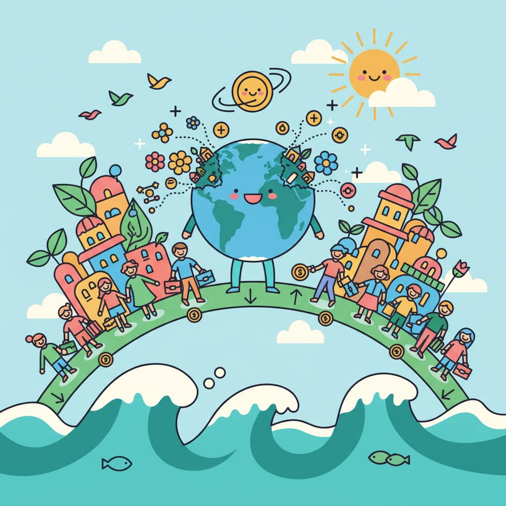 Visual illustration: The Economic Engine: Why Open Borders Are a Recipe for Success
