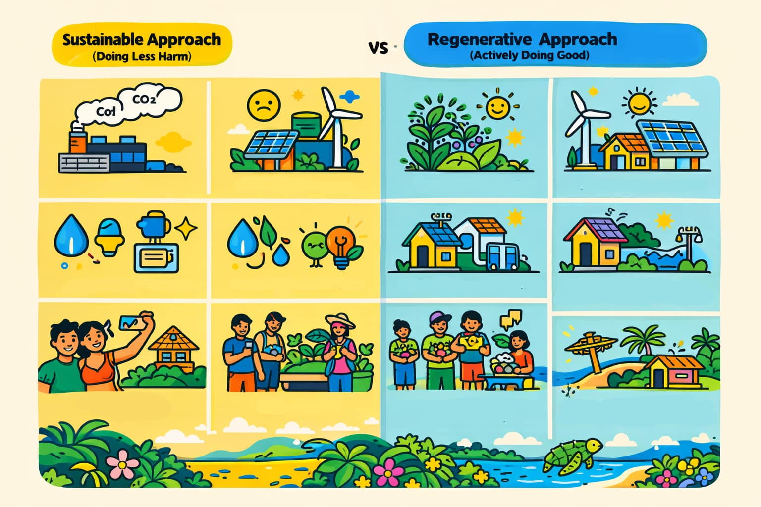 Regenerative vs Sustainable