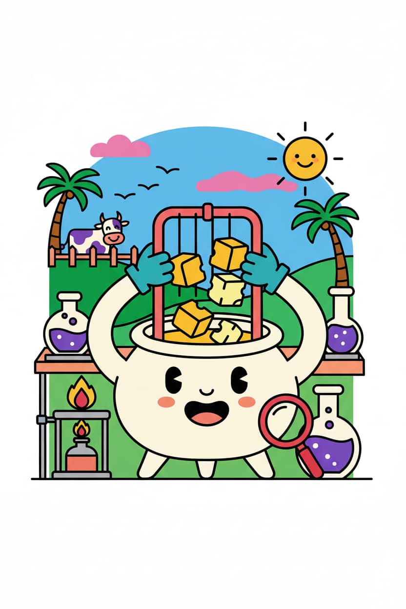 Visual illustration: Our Research Methodology: How We Explored Cheesemaking