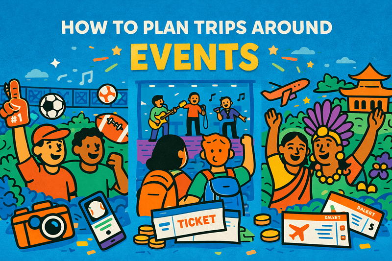 How to Plan Trips Around Events? Our guide provides expert tips to make your trip planning seamless