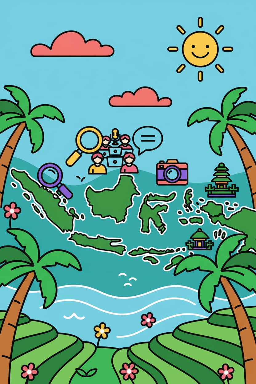 Visual illustration: Our Methodology: How We Researched Bali's Digital Nomad Scene