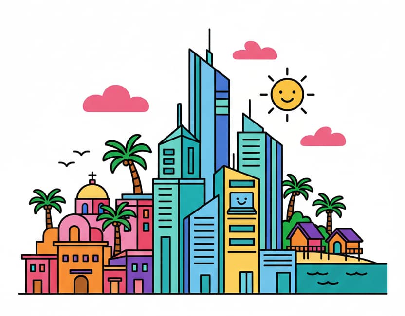 Visual illustration: Top Cities for Remote Workers Reviewed